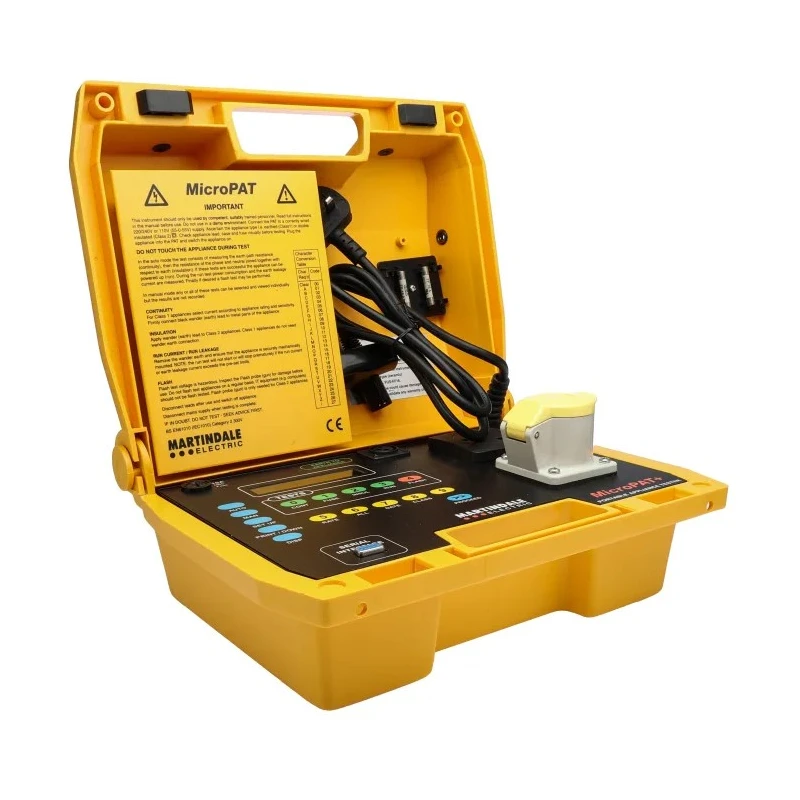Martindale Computerised PAT Tester MPATPLUS, Class II and Class I Test Type, Automatic & Manual, IEC 1010 Standard MPATPLUS