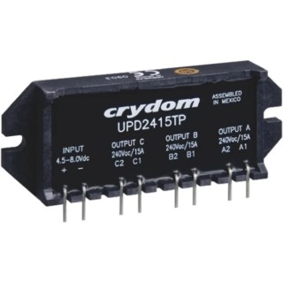 Crydom  UPD24TP Series Solid State Relay, 15A Load, PCB Mount, 280 Vrms Load, 8V DC Control