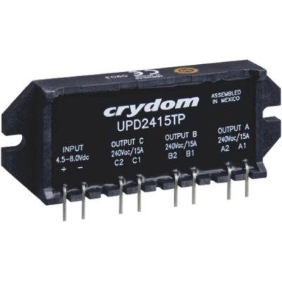 Crydom  UPD24TP Series Solid State Relay, 15A Load, PCB Mount, 280 Vrms Load, 8V DC Control