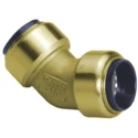 Pegler Yorkshire Brass Pipe Fitting Compression Elbow Female BSP 15 mm to Female Metric 15 mm 65535