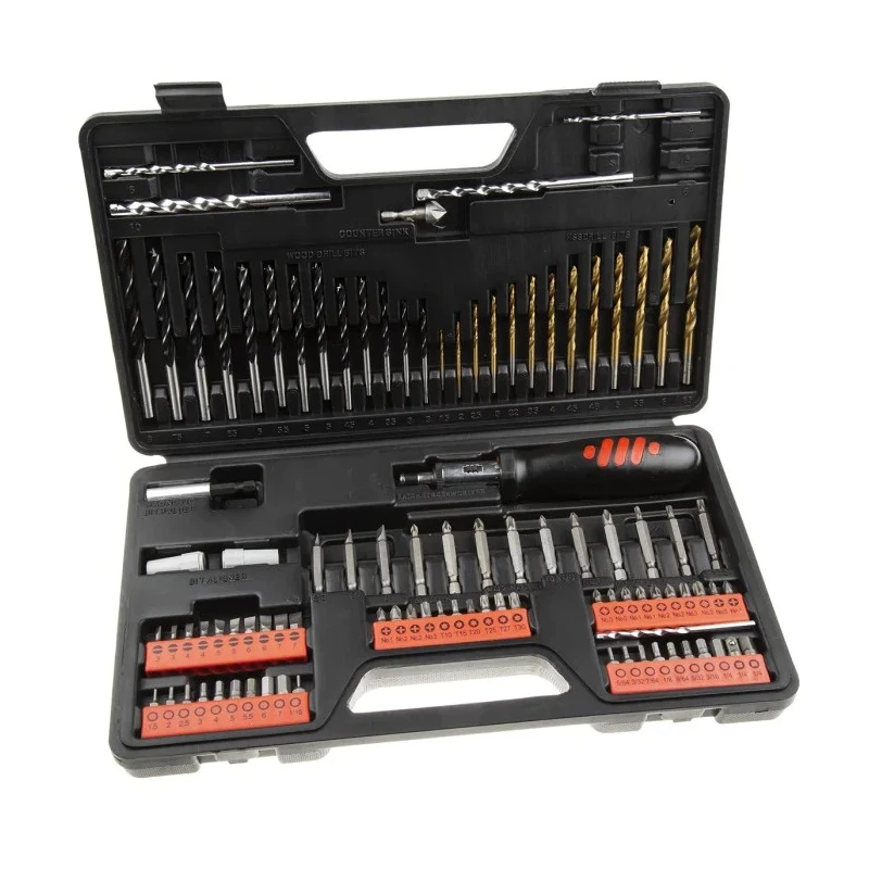 RS PRO 99-Piece Twist Drill Bit Set for Multi-Material, 1.5 mm to 10 mm, High Speed Steel, Comprehensive Storage 712-8212