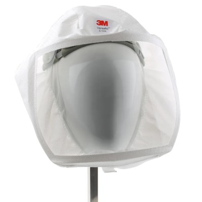3M Head Cover Size M/L, Series S133L, White, Integrated Head Suspension, Compliant to EN 12941 and 3M S133L Soft Head Top
