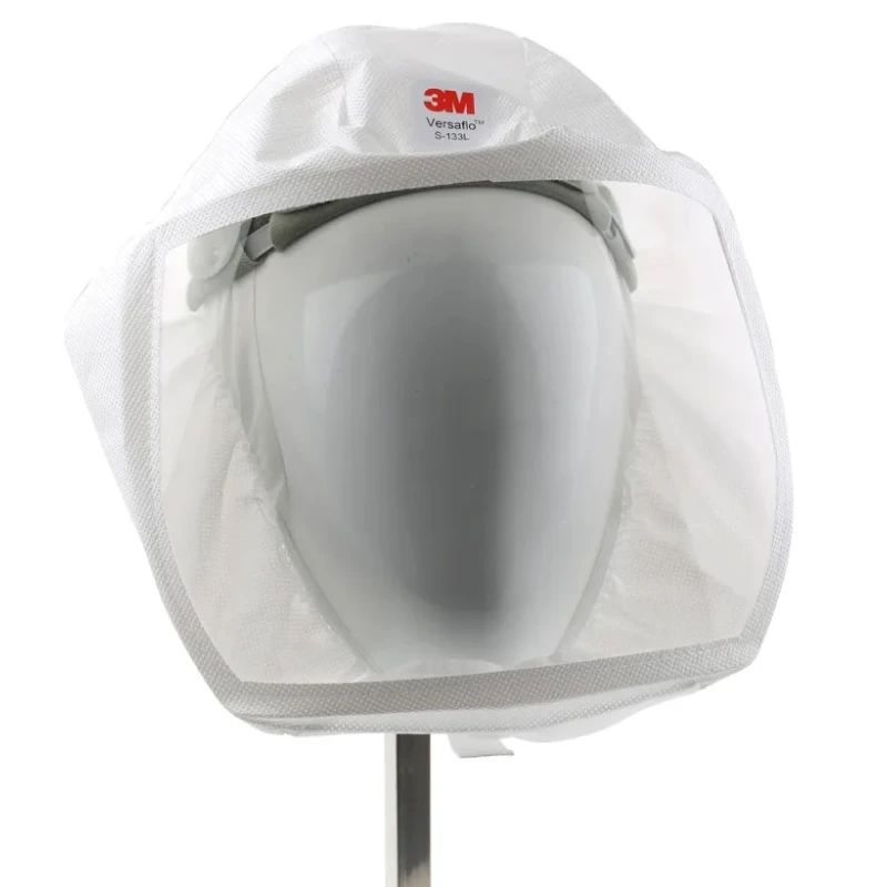 3M Head Cover Size M/L, Series S133L, White, Integrated Head Suspension, Compliant to EN 12941 and 3M S133L Soft Head Top