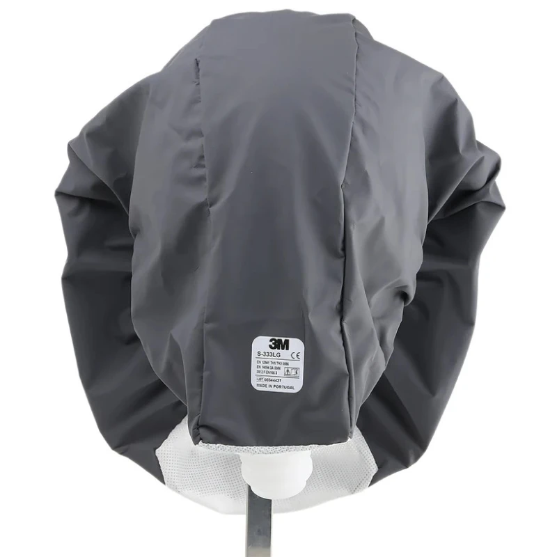 3M Versaflo S-333LG Series Visor Head Cover Grey Polypropylene Coated Non-Woven Medium/Large Size 3M S333LG Soft Head Top