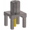 TE Connectivity MCX Series Coaxial Connector Through Hole Female MCX, 50 Ω, Straight Body Solder 1060985-1
