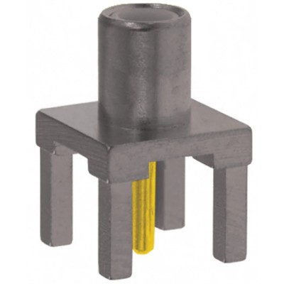 TE Connectivity MCX Series Coaxial Connector Through Hole Female MCX, 50 Ω, Straight Body Solder 1060985-1