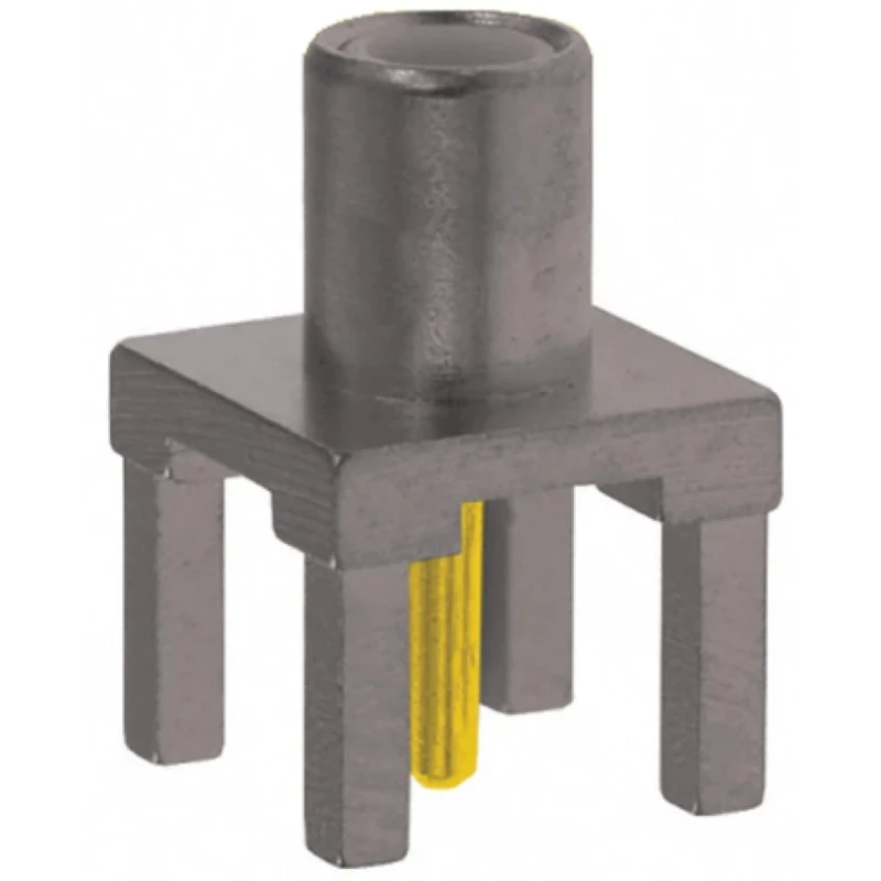 TE Connectivity MCX Series Coaxial Connector Through Hole Female MCX, 50 Ω, Straight Body Solder 1060985-1