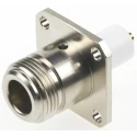 TE Connectivity N Series Coaxial Connector Panel Mount Female N Connector 50 Ω Straight Body Solder 1057290-1