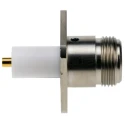 TE Connectivity N Series Coaxial Connector Panel Mount Female N Connector 50 Ω Straight Body Solder 1057290-1