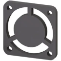 Essentra Fibreglass Reinforced Nylon Finger Guard for 40 mm Fans with 32.2 mm Hole Spacing RFG-040-T