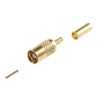 TE Connectivity SMB Series Coaxial Connector Cable Male SMB, 50 Ω, Straight Body Crimp 413985-1
