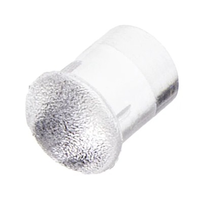 Bivar Panel Mount 1-Way Straight Rigid LED Light Pipe Clear Lens 3 mm Length 4mm PLP2-125