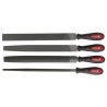RS PRO 12 Inch 4 Piece Second Cut Engineers File Set with Ergonomic Handles 146-7308