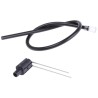 Bivar Flexible PCB Mount 1-Way Straight Round LED Light Pipe Green Lens 3 mm FLPR6.0-SG