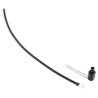 Bivar PCB 1-Way Straight Flexible LED Light Pipe Clear, Green, Red, 3 mm LED Included FLPR6.0-BC