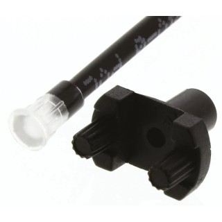 Bivar Surface 1-Way Straight Flexible LED Light Pipe Clear Lens Size 6 x 4 mm 305mm Length SMFLP12.0