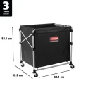 Rubbermaid Commercial Products Cart with 300 L Load Capacity, Overall Height 693mm, Model 1871646