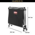 Rubbermaid Commercial Products Cart with 300 L Load Capacity, Overall Height 693mm, Model 1871646