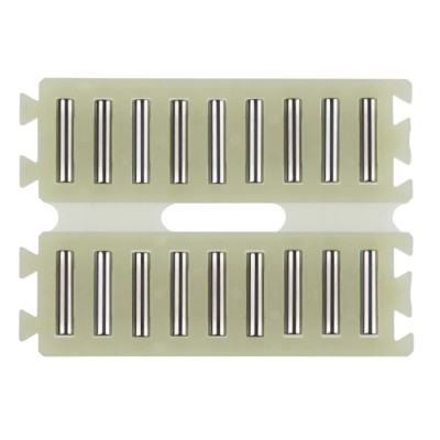 INA Double Flat Cage Assembly, 3 mm Roller Diameter, Assembly Width 45 mm, Double, Closed End FF3045-ZW-0-2