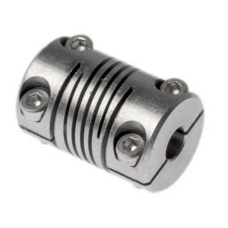 Huco Precision Stainless Steel Multi-Beam Clamp Flexible Coupler 1 Nm Torque Rating 721.13.1818