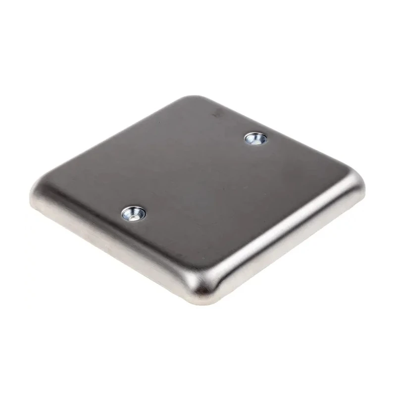 MK Electric White Stainless Steel 1 Gang Blanking Plate K3330BSS