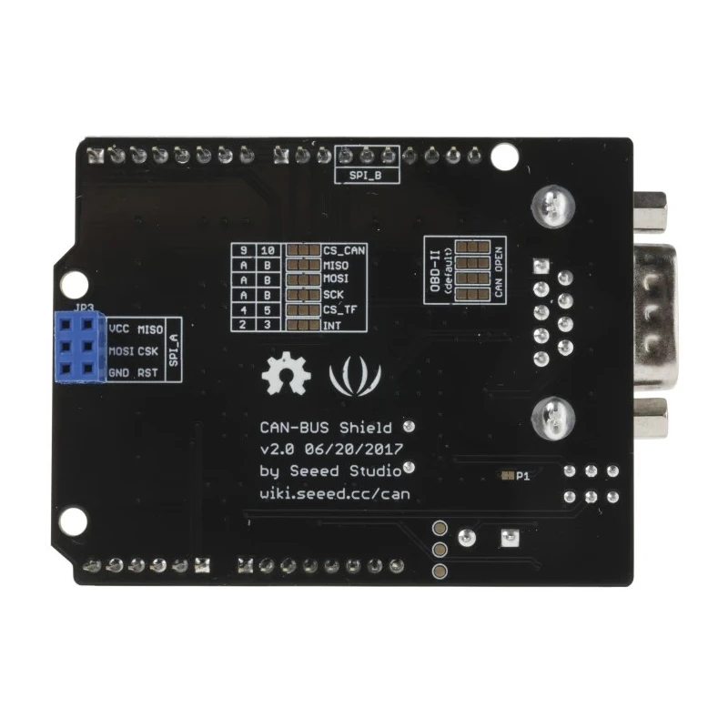 Seeed Studio Arduino Compatible CAN-BUS Shield Module with MCP2515 Controller and MCP2551 Transceiver V2 103030215