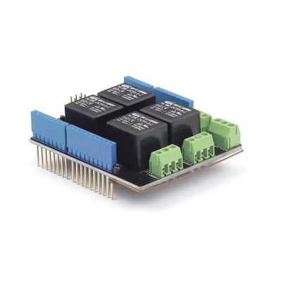 Seeed Studio Arduino Compatible Relay Shield with 4 High-Quality Relays 50VAC 30VDC 15A V3.0 103030009