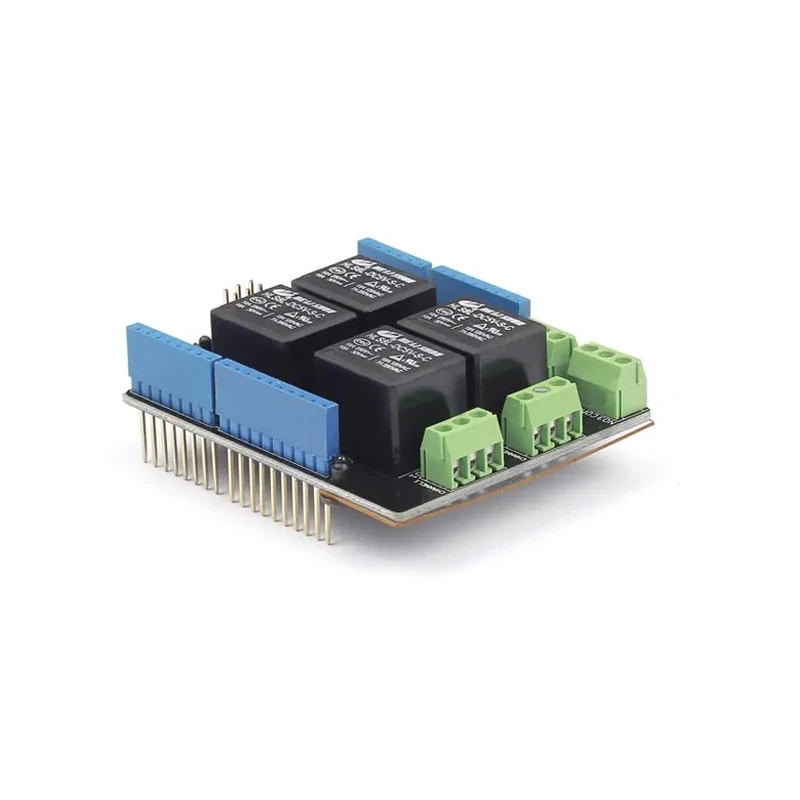 Seeed Studio Arduino Compatible Relay Shield with 4 High-Quality Relays 50VAC 30VDC 15A V3.0 103030009