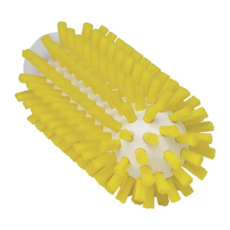 Vikan Yellow Bottle Brush, 10 mm Bristle Length x 140 mm Overall Length x 50 mm Brush Diameter 5380506