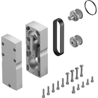 Festo Mounting Equipment for Electric Drives IP40 Ambient -10 to 60°C Transferable Torque 3Nm EAMM-U-60-S48-57A-91