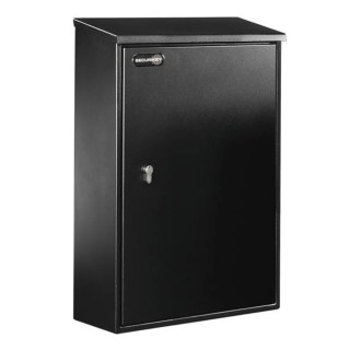 Securikey Galvanised Steel Mailbox 550 mm x 380 mm x 140 mm with Euro Profile Cylinder Security Deadlock BSPBHS550PHZCYL