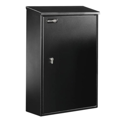 Securikey Galvanised Steel Mailbox 550 mm x 380 mm x 140 mm with Euro Profile Cylinder Security Deadlock BSPBHS550PHZCYL