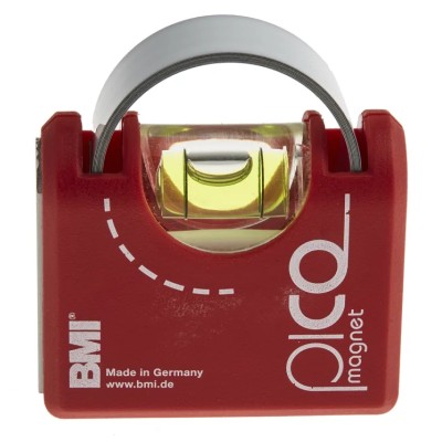 BMI Pico 2 in 1 Tape Measure, Metric, Stainless Blade, Impact-Resistant Plastic Case BM4261001030-M