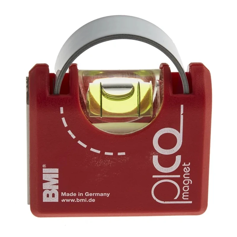 BMI Pico 2 in 1 Tape Measure, Metric, Stainless Blade, Impact-Resistant Plastic Case BM4261001030-M