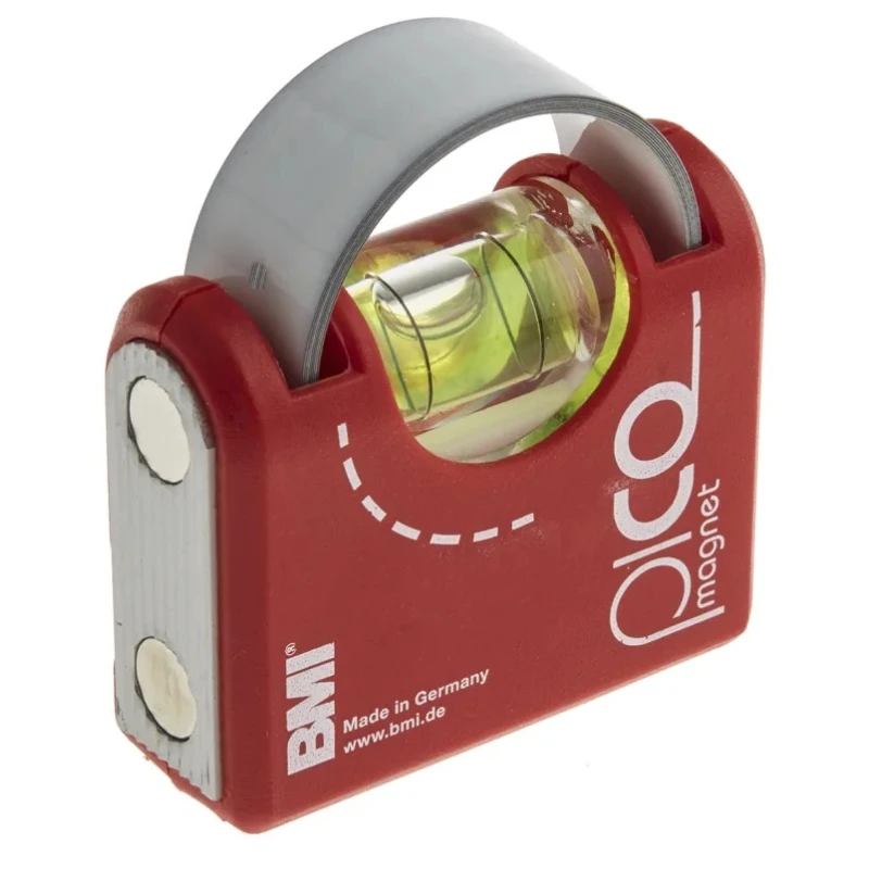 BMI Pico 2 in 1 Tape Measure, Metric, Stainless Blade, Impact-Resistant Plastic Case BM4261001030-M