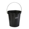 Vikan Durable 6L Plastic Round Bucket with Handle 260mm Length 270mm Width 258mm Height 56889
