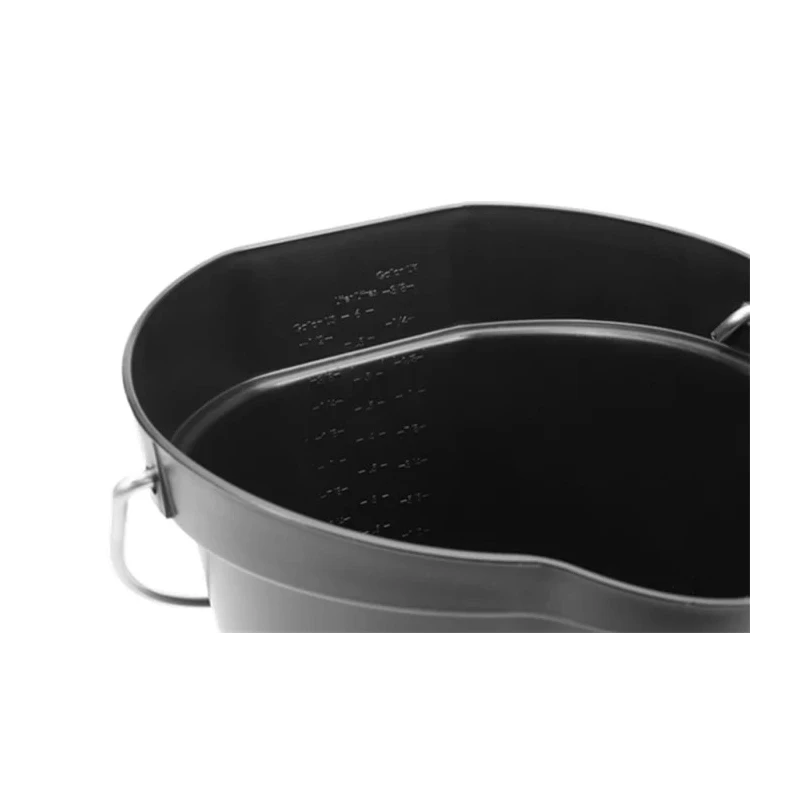 Vikan Durable 6L Plastic Round Bucket with Handle 260mm Length 270mm Width 258mm Height 56889