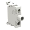 Lovato Electric Push Button Accessory Illuminated Contact Block LPXLPBM8, 12-265VAC, 100,000 Hours Electrical Life LPXLPBM8