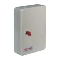 Securikey Steel Wall-Mount Key Cabinet 30 Hook Capacity Grey KC030ZECLIP54