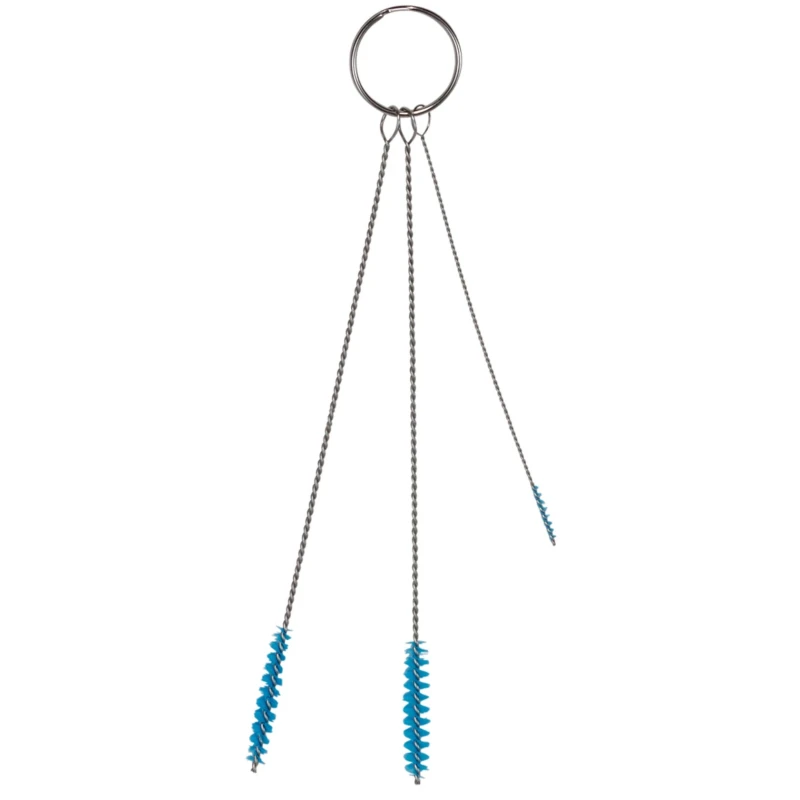 Vikan Blue Bottle Brush, 6 mm Bristle Length, 150 mm Overall Length, Polyethylene Terephthalate Bristle, Polypropylene 53623