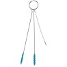 Vikan Blue Bottle Brush, 6 mm Bristle Length, 150 mm Overall Length, Polyethylene Terephthalate Bristle, Polypropylene 53623
