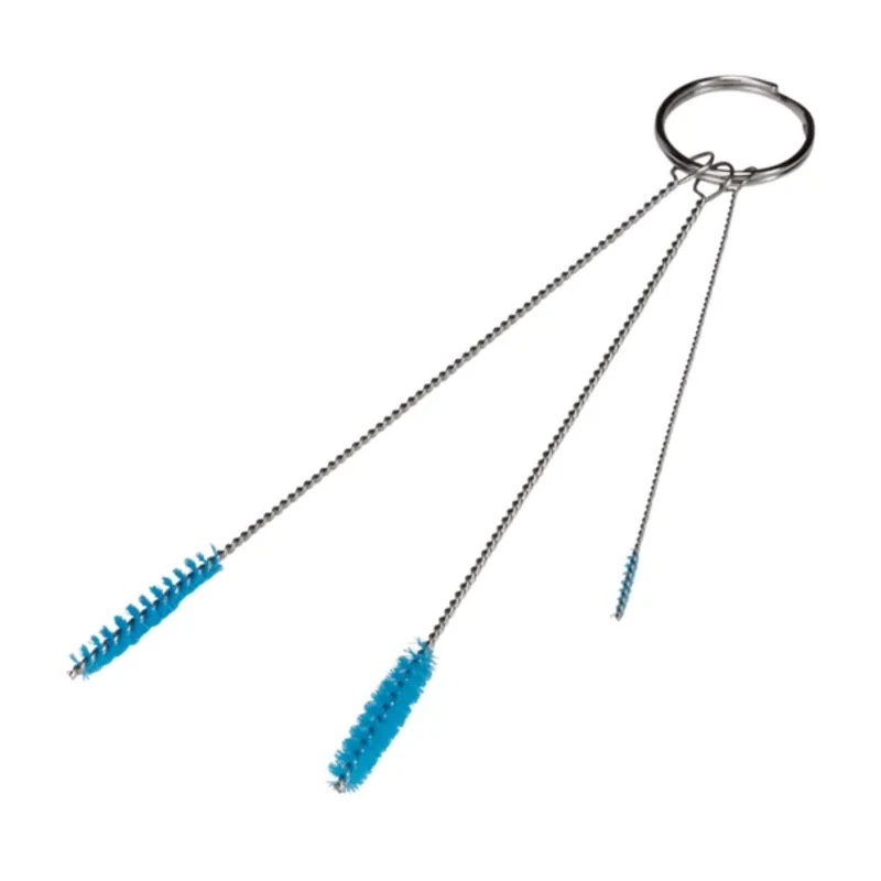 Vikan Blue Bottle Brush, 6 mm Bristle Length, 150 mm Overall Length, Polyethylene Terephthalate Bristle, Polypropylene 53623