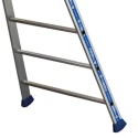 TUBESCA Aluminium 3-Section Aluminium Ladder Closed Height 3.49m Extended Height 6.01m Load Capacity 150kg Model 02443609