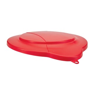 Vikan 12L Plastic Red Bucket Lid 56874 for Hygiene Bucket, Plastic Material, Clip System 56874