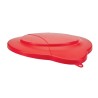 Vikan 12L Plastic Red Bucket Lid 56874 for Hygiene Bucket, Plastic Material, Clip System 56874