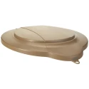 Vikan 12L Plastic Brown Bucket Lid Hygiene Bucket Lid 365mm Length 310mm Width 40mm Height 568766