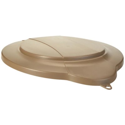 Vikan 12L Plastic Brown Bucket Lid Hygiene Bucket Lid 365mm Length 310mm Width 40mm Height 568766