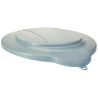 Vikan 12L Plastic Grey Bucket Lid 568788, Clip-secured Hygiene Bucket Cover, REACH & FDA Compliant