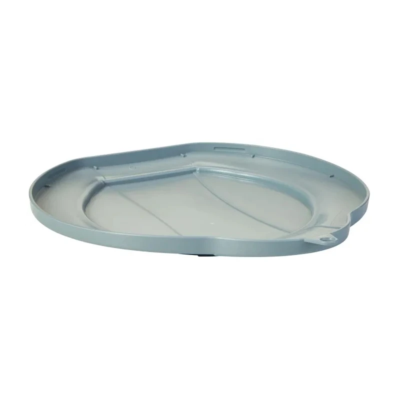 Vikan 12L Plastic Grey Bucket Lid 568788, Clip-secured Hygiene Bucket Cover, REACH & FDA Compliant