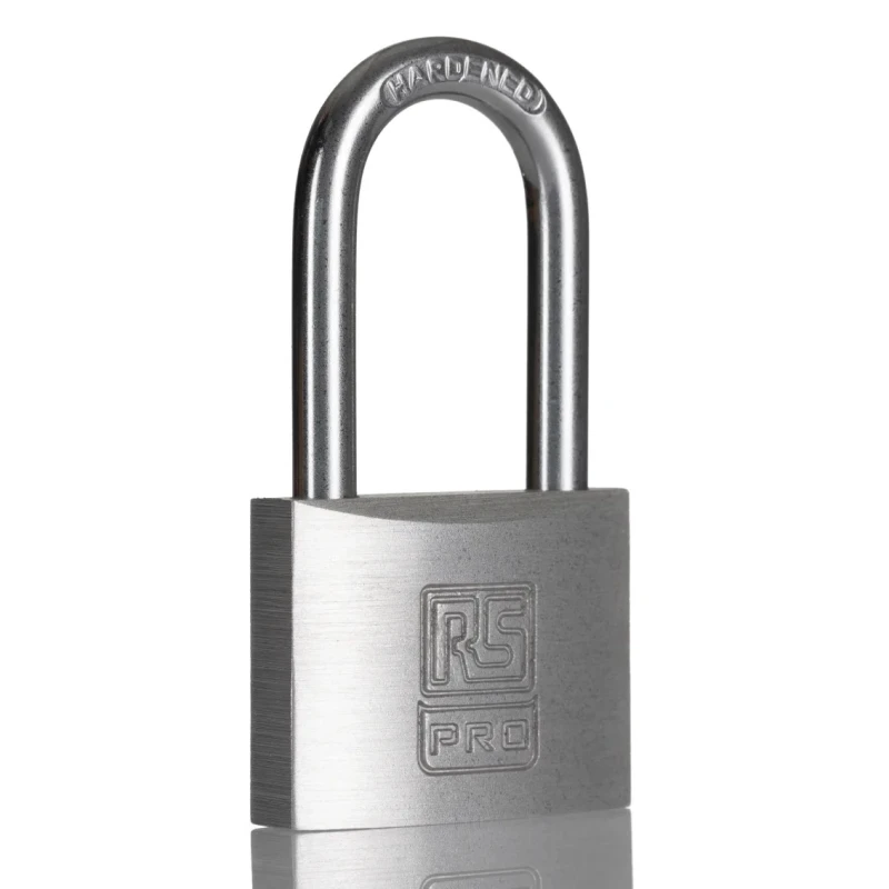 RS PRO Aluminium Anti-pick Padlock Stainless Steel 6mm Shackle, 40mm Body 195-8258